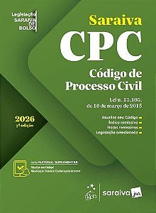 Código de Processo Civil - Legislação Saraiva de Bolso - 7ª Edição 2026 - Saraiva Jur