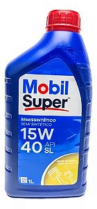 LUBRIFICANTE  15W40 MOBIL SUPER 2000 SEMISSINTETICO