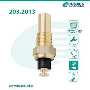 SENSOR DE TEMPERATURA GM 1 TERMINAL