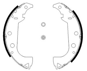 SAPATA DE FREIO FIAT IDEA