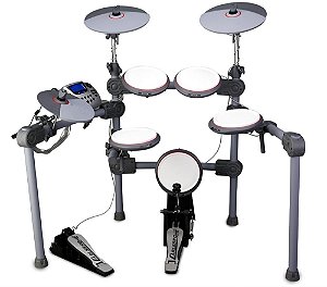 Bateria Eletrônica Carlsbro by Odery CSD200 Tri-Zone Pads, Efeito Choke, Pedal Simples e 458 Sons