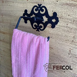 Porta Toalha De Banho Rosto Banheiro Gancho Decoração