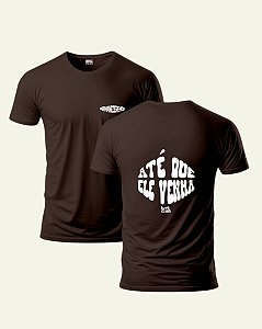 CAMISETA PERMANECEREMOS MARROM