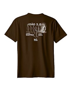 CAMISETA COMUM JOÃO 3.8 MARROM