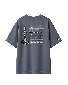 CAMISETA OVERSIZED (para Cristo Vive) CINZA