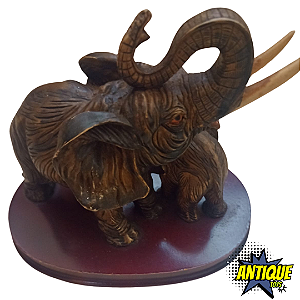 Estátua Elefante Alabastro