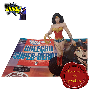 Miniatura Mulher Maravilha Coleção DC Comics (Miniatura + Revista)