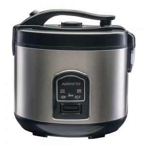 Panela de Arroz Eletrica Inox Agratto PAI10X Vidro 220V
