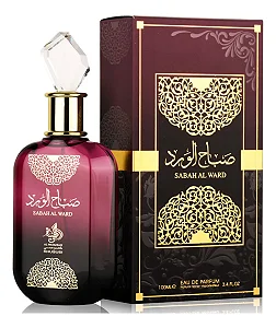 Perfume Arabe Feminino Al Wataniah Sabah Al Ward 100ML(Marrom)