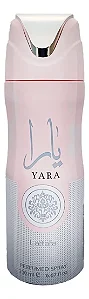 Perfume Arabe Feminino Lattafa Yara All Over Spray 150ML(Rosa)