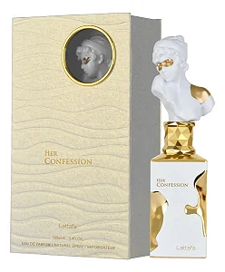 Perfume Arabe Feminino Lattafa His Confession 100ML(Branco)