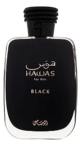 Perfume Arabe Masculino Rasasi Hawas Black 100ML(Preto)