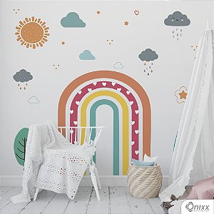 Painel Adesivo Arco-Íris Soft Color 2