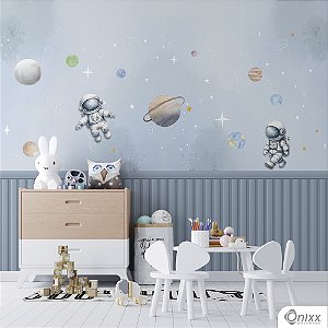 Painel Adesivo Astronautas