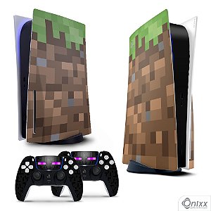 Skin PS5 Adesiva Minecraft