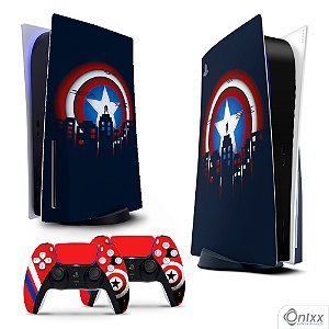 Skin PS5 Adesiva Capitain America