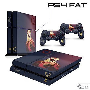 Skin PS4 Adesiva God Of War Blue Skin