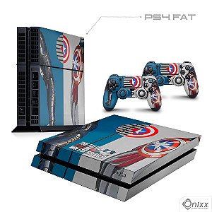 Skin PS4 Adesiva Falcão e Soldado Invernal