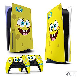 Skin PS5 Adesiva Bob Esponja