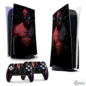 Skin PS5 Adesiva Spider Man Black Suit Verse