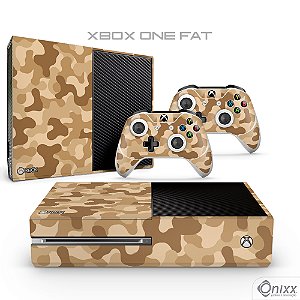 Skin XBOX ONE Adesiva Camuflado Desert