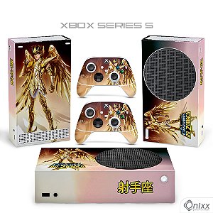 Skin Xbox Series S Adesiva Seiya de Sagitário