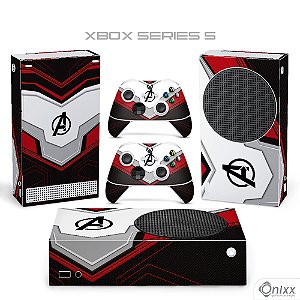 Skin Xbox Series S Adesiva Avengers Uniforme Quântico