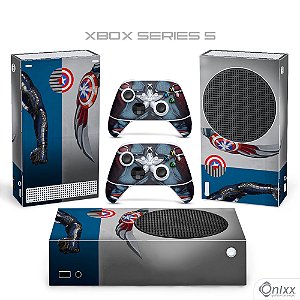 Skin Xbox Series S Adesiva Falcão e Soldado Invernal