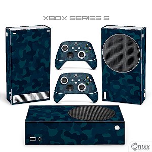 Skin Xbox Series S Adesiva Camuflado Naval