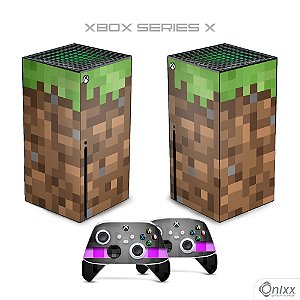 Skin Xbox Series X Adesiva Minecraft
