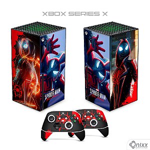 Skin Xbox Series X Adesiva Spider Man Miles Morales 2099 Suit