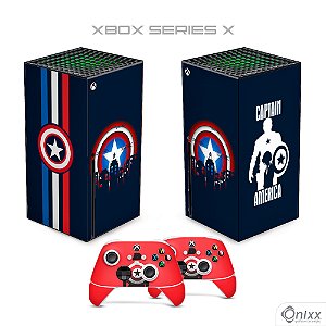 Skin Xbox Series X Adesiva Capitain America