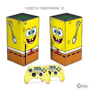 Skin Xbox Series X Adesiva Bob Esponja
