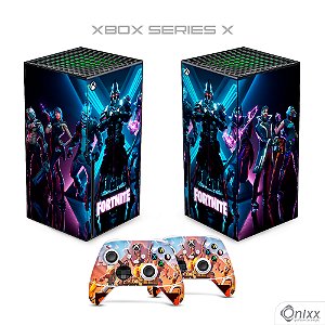 Skin Xbox Series X Adesiva Fortnite