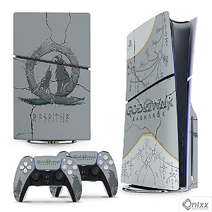 Skin PS5 Slim Adesiva God Of War Ragnarok Special Edition