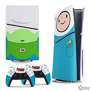 Skin PS5 Slim Adesiva Finn - Hora De Aventura