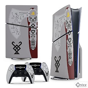 Skin PS5 Slim Adesiva God Of War Special Edition
