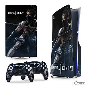 Skin PS5 Slim Adesiva Mortal Kombat 1 Kitana