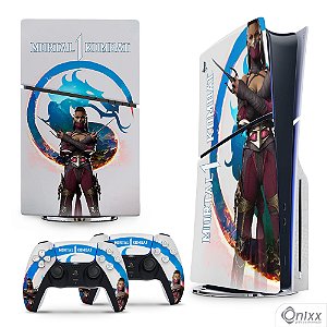 Skin PS5 Slim Adesiva Mortal Kombat 1 Mileena