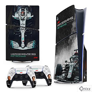 Skin PS5 Slim Adesiva F1 Amg Petronas Team