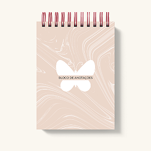 Bloco de Anotações A6 - Minha Metamorfose Diária