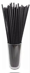 PALITO DIFUSOR EM FIBRA PRETO 25CM 1UN