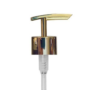 VALVULA PUMP P/SABONETE LIQUIDO DOURADO 12CM 1UN