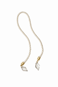 CORDÃO PIÃO CHAMPANHE C/OURO 42CM 1UN