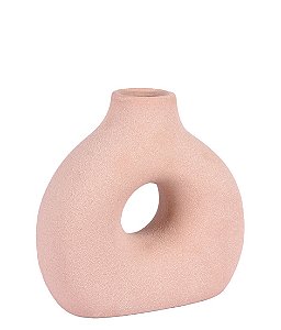 ADORNO MINIMALISTA EM CERAMICA TERRACOTA 12CM 1UN