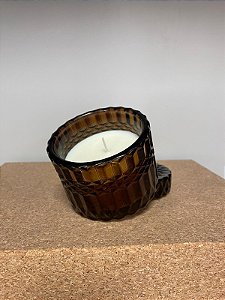 VELA PERFUMAD C/ SUPORTE VIDRO 8,5X8,5CM 1UN