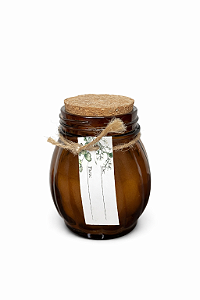 VELA PERFUMADA C/ SUP.VIDRO 5,5X6,5X7CM 1UN