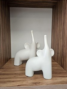 DUPLA ELEFANTE AFRICANO AREIA