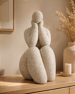 ESCULTURA MULHER EM POLIRRESINA 1UN