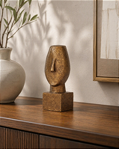 ESCULTURA FACE EM POLIRRESINA 1UN